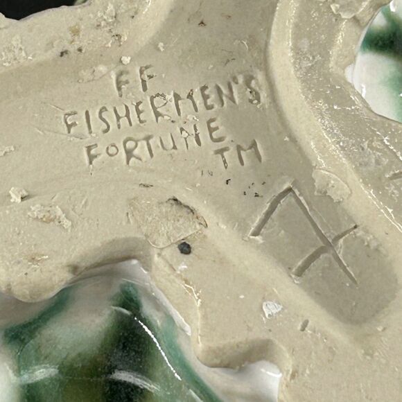 VTG Majolica-Style Ceramic Elephants Trunks Raised, Good Luck Planter Circa1950 - Picture 3 of 8